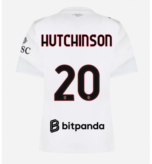 AC Milan Omari Hutchinson #20 Bortedrakt Dame 2026-27 Korte ermer AC Milan Omari Hutchinson #20 Bortedrakt Dame 2026-27 Korte ermer